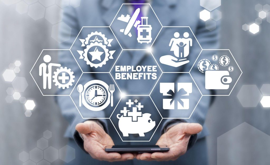 Employee Benefits Career Concept.