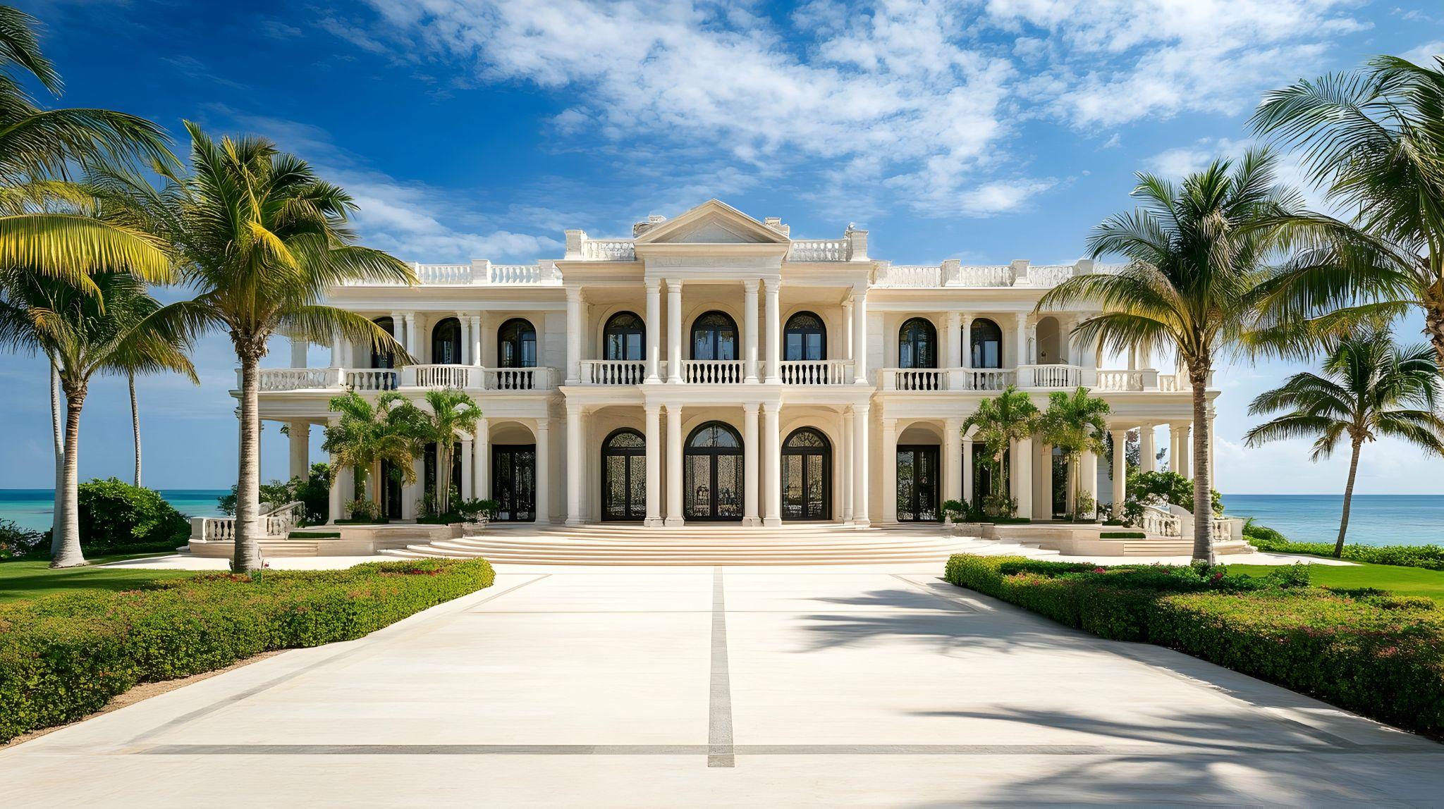 Luxury estate in a tropical area